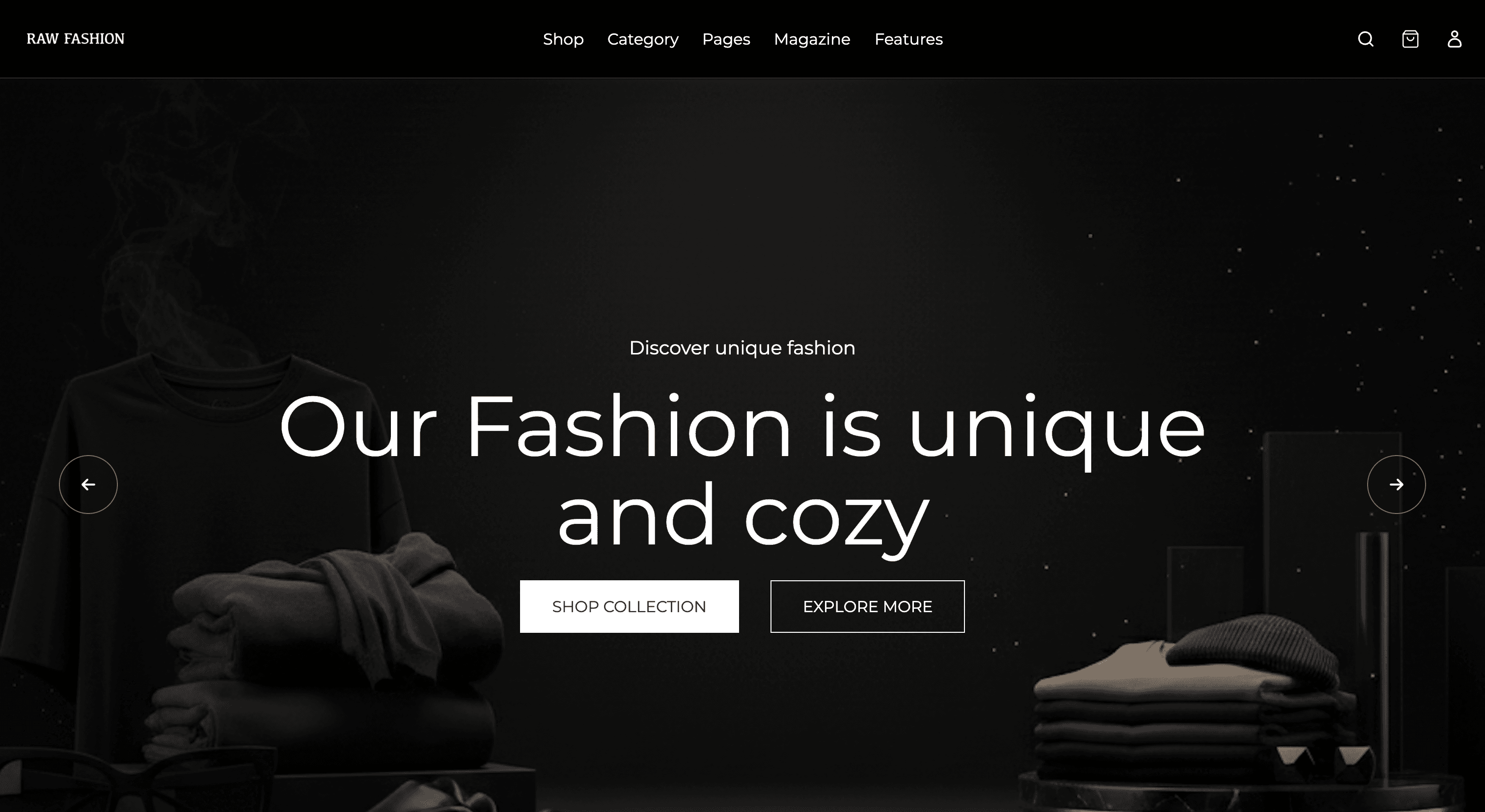 An exquisite [dark] fashion store