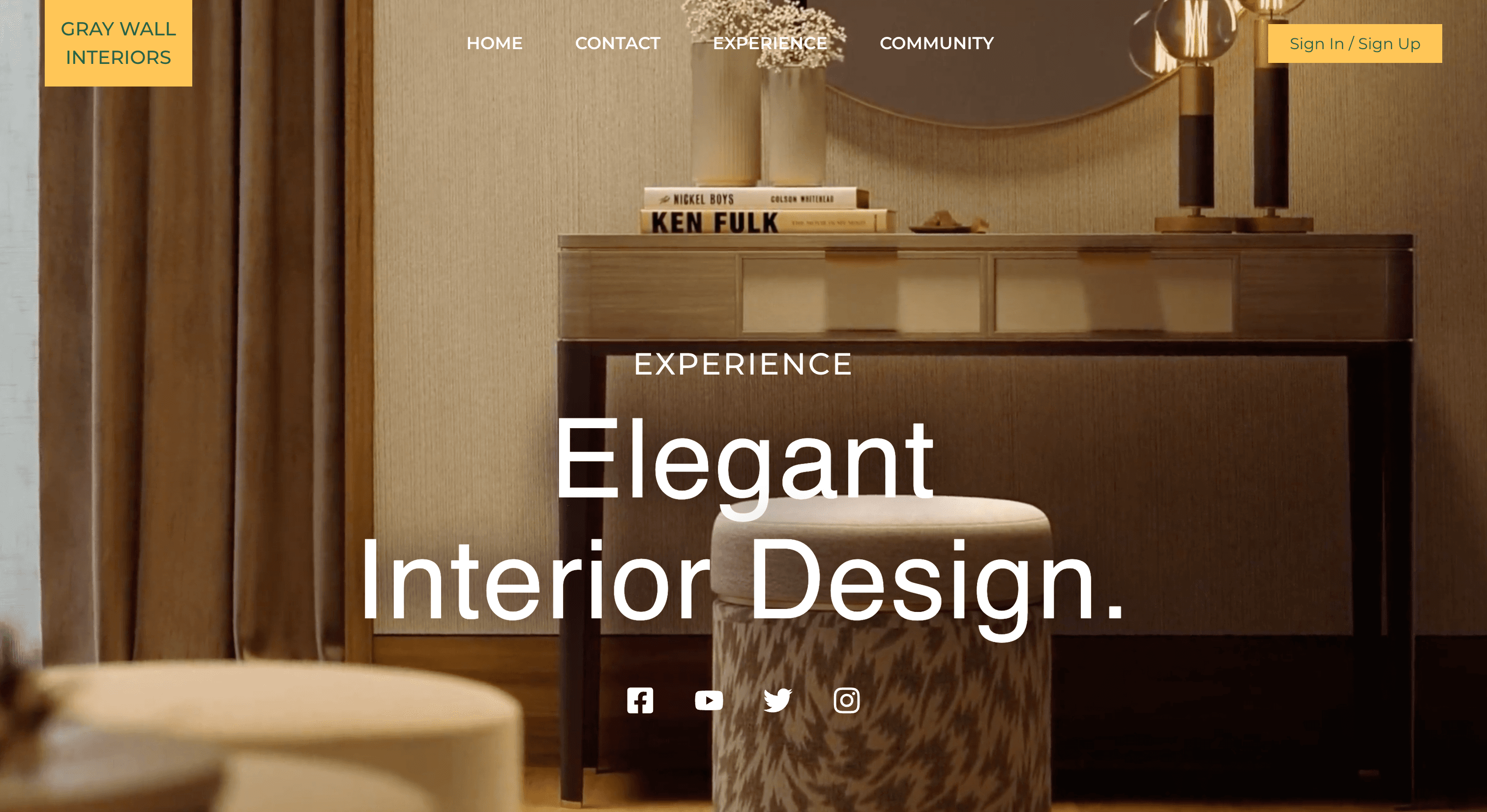 An exquisite interior design studio