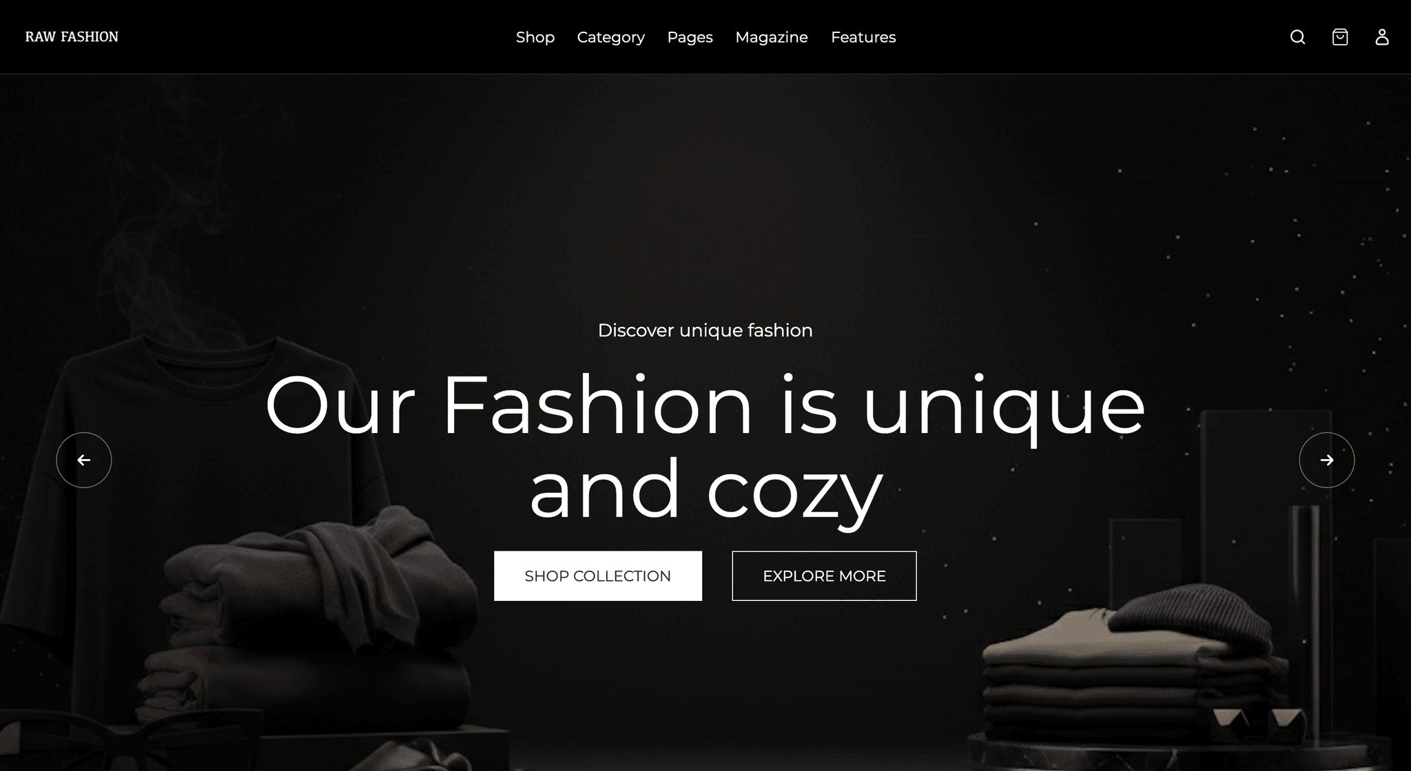 An exquisite [dark] fashion store icon