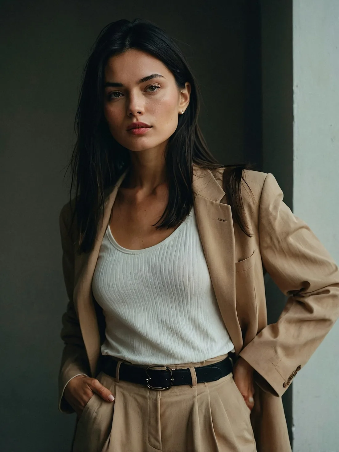 The Everyday Minimalist Fluid Pant with Elastic Waist Comfort, photo 3