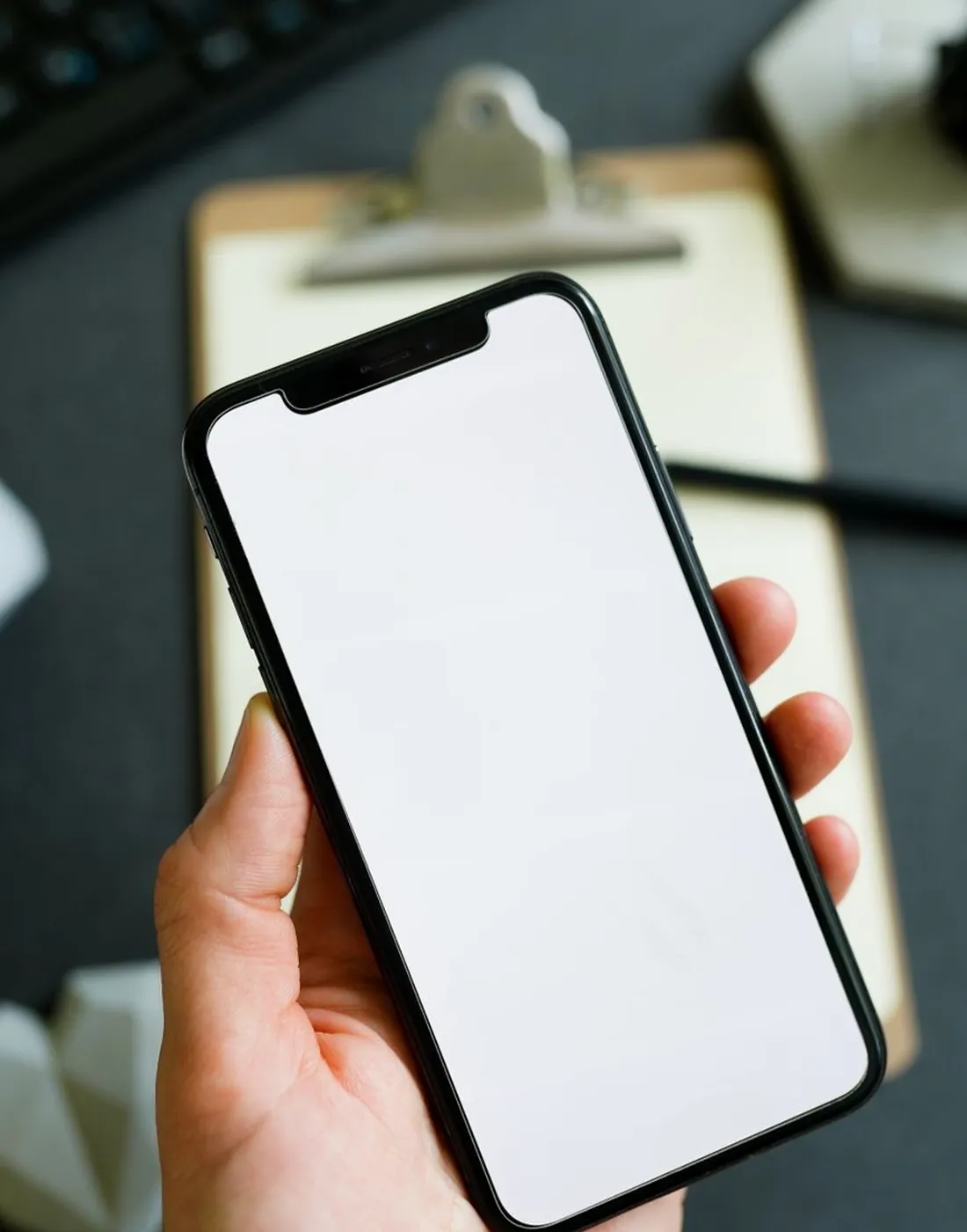 Testing a prototype on a phone