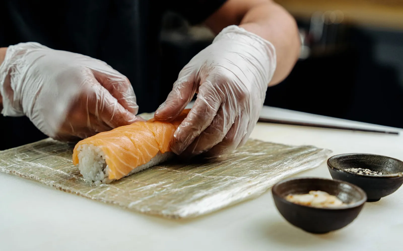 The counter at Koi & Ember